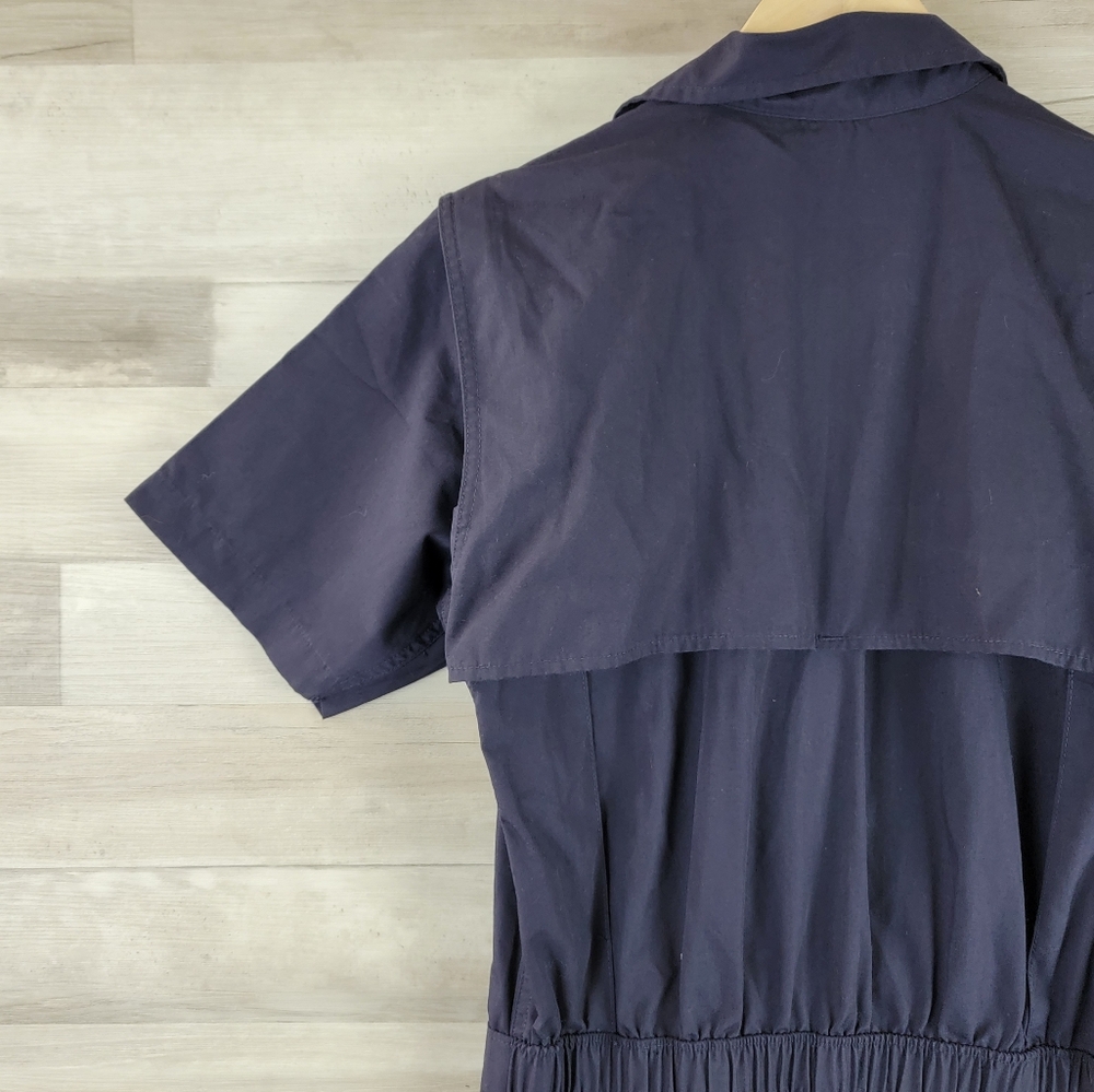 Lands End Navy Short Sleeve Unlined Cover Alls Women's Size XXS - Picture 15 of 16